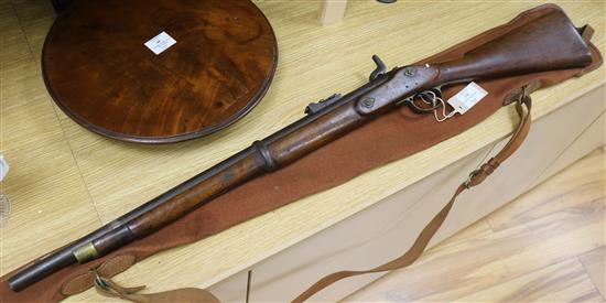 A Tower percussion musket, dated 1882
